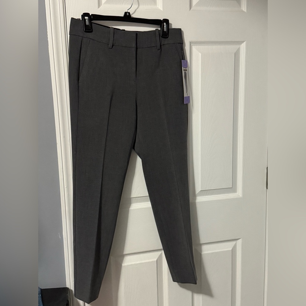 Grey dress pants by Kirkland measurements in photos